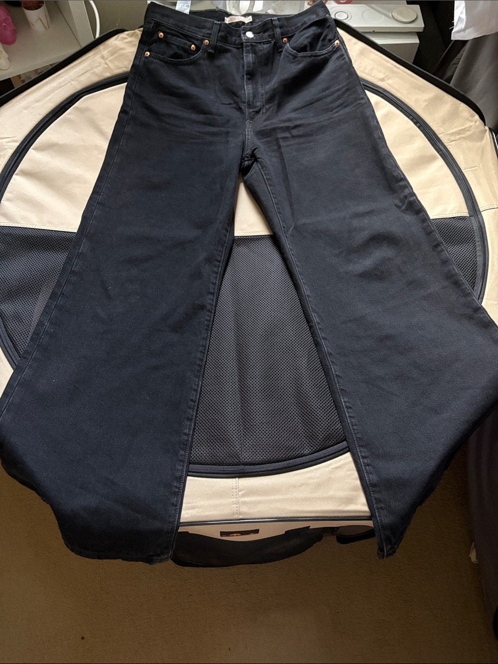 LEVIS RIBCAGE WIDE LEG- 30/32